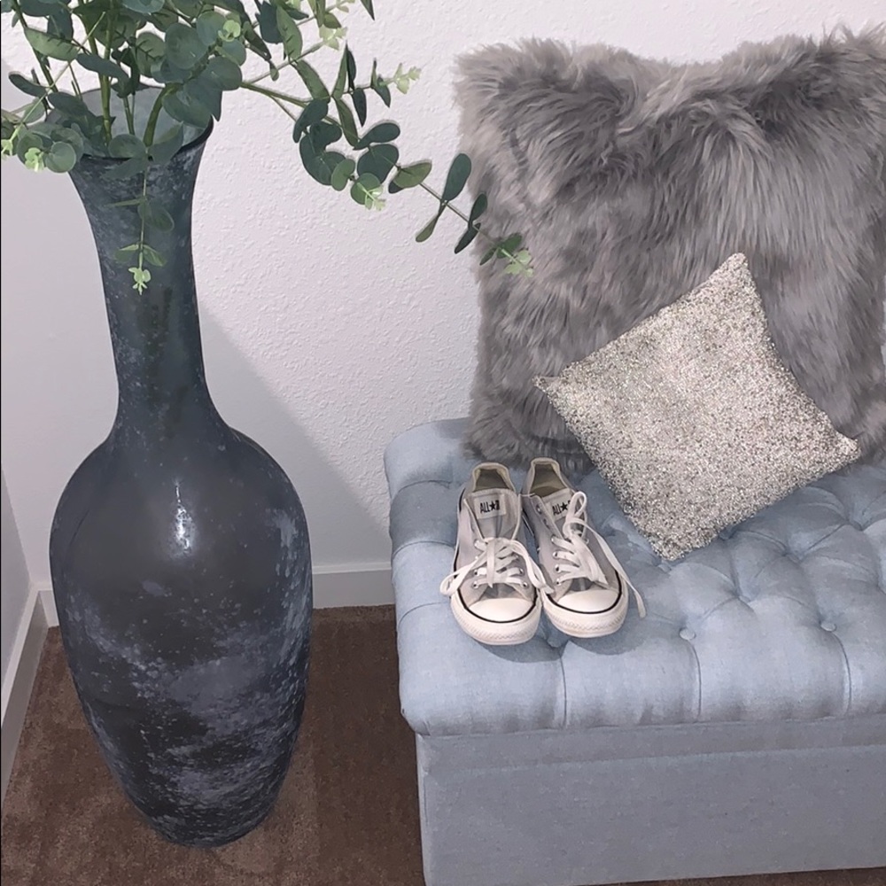Pale Blue Low Top Converse